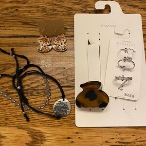 Fox Earrings & Bracelets